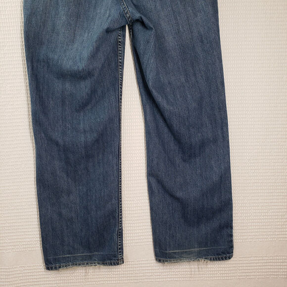 L.L. Bean Jeans Womens 16 Regular Blue Denim Straight Leg Cotton Dark Wash - Picture 16 of 16